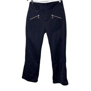 Athleta Black fleece lined FALL LINE SKI SNOWBOARD PANTS SZ 8